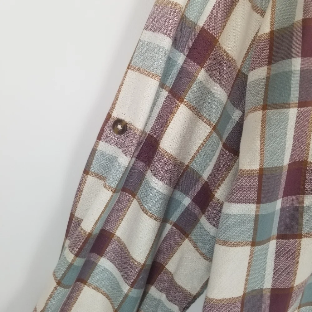 Carhartt Plaid Button‎ Down Front Shirt XXL 100% Cotton